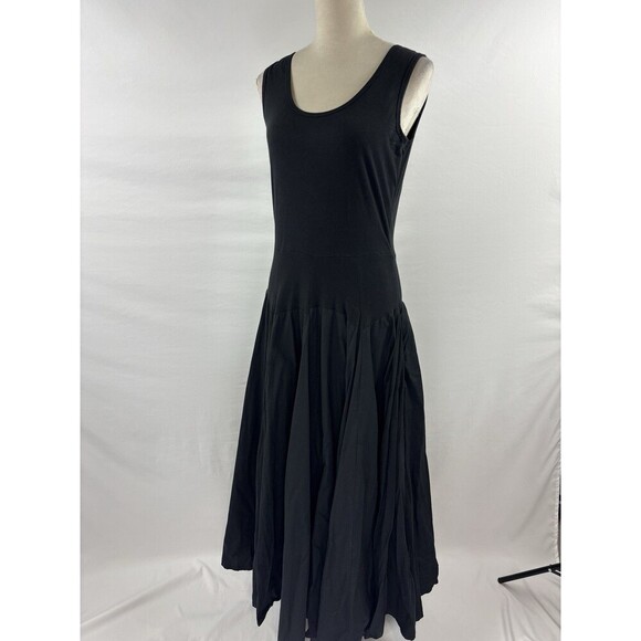 The Pyramid Collection Mixed Media Dress Black Medium Tank Top Full Maxi Skirt - Picture 1 of 9